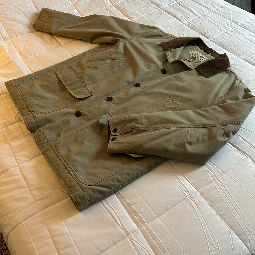 L.L. Bean Men's Field Jacket in Olive and Brown